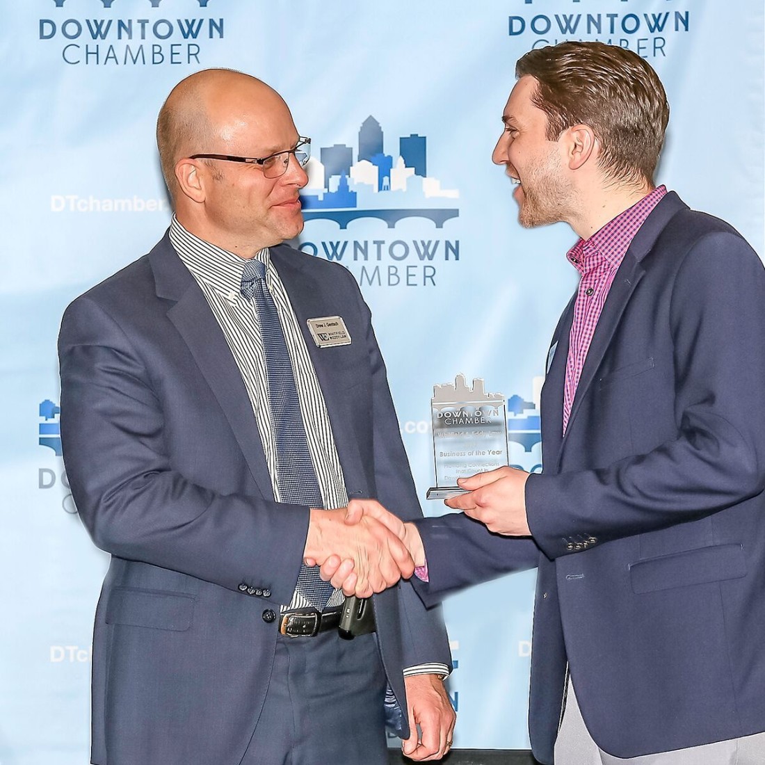 Drew Gentch Downtown Chamber Award 2018