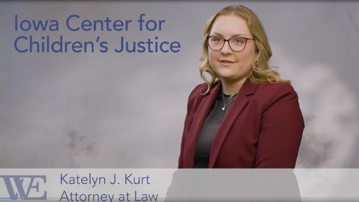 Katie Kurt talks about the Iowa Center for Children's Justice