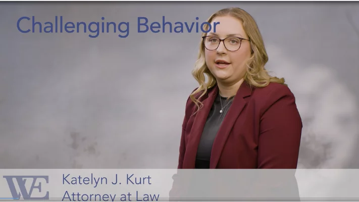 Family law attorney Katie Kurt talks about behavior in juvenile cases